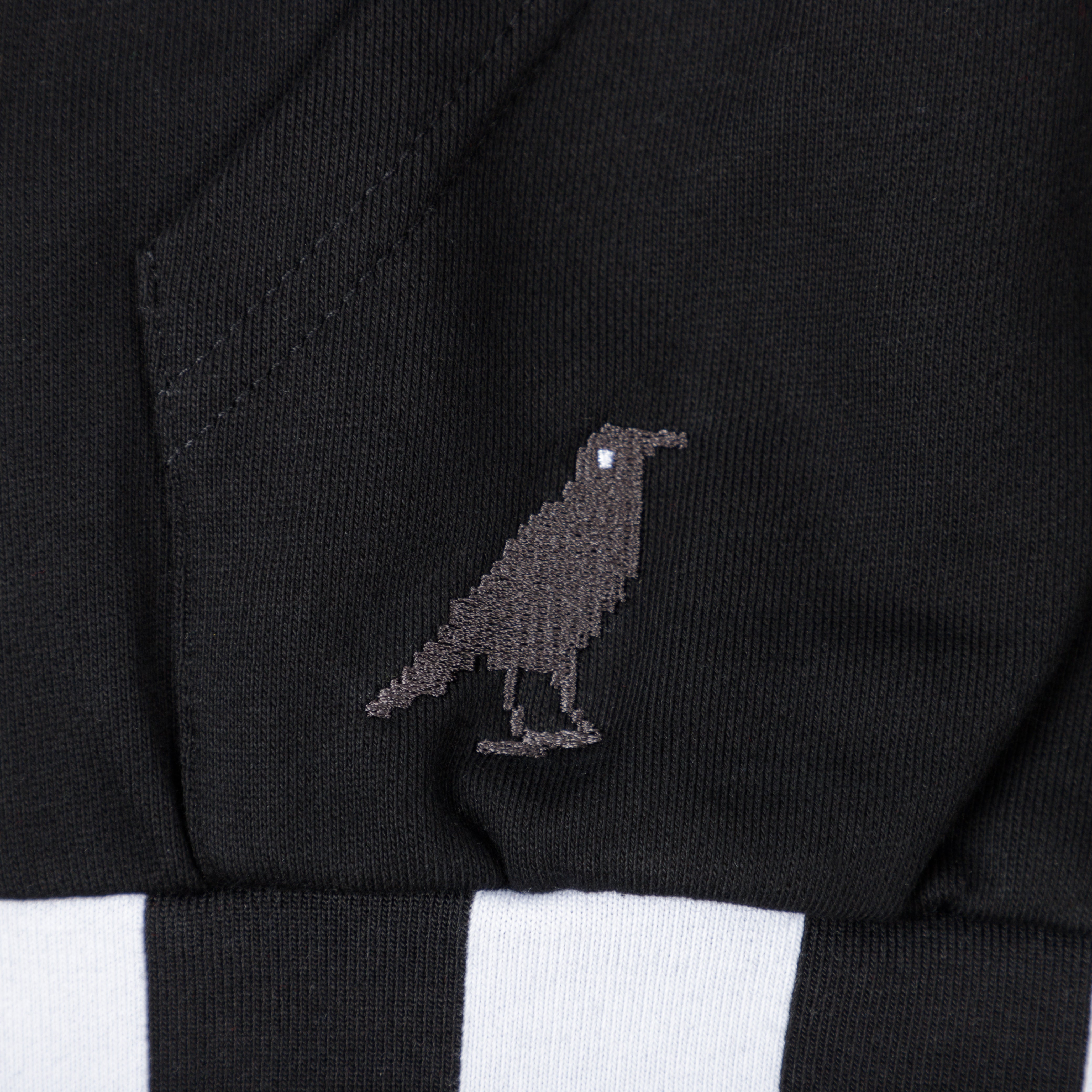 Black Hardcore Zip Up Hoodie