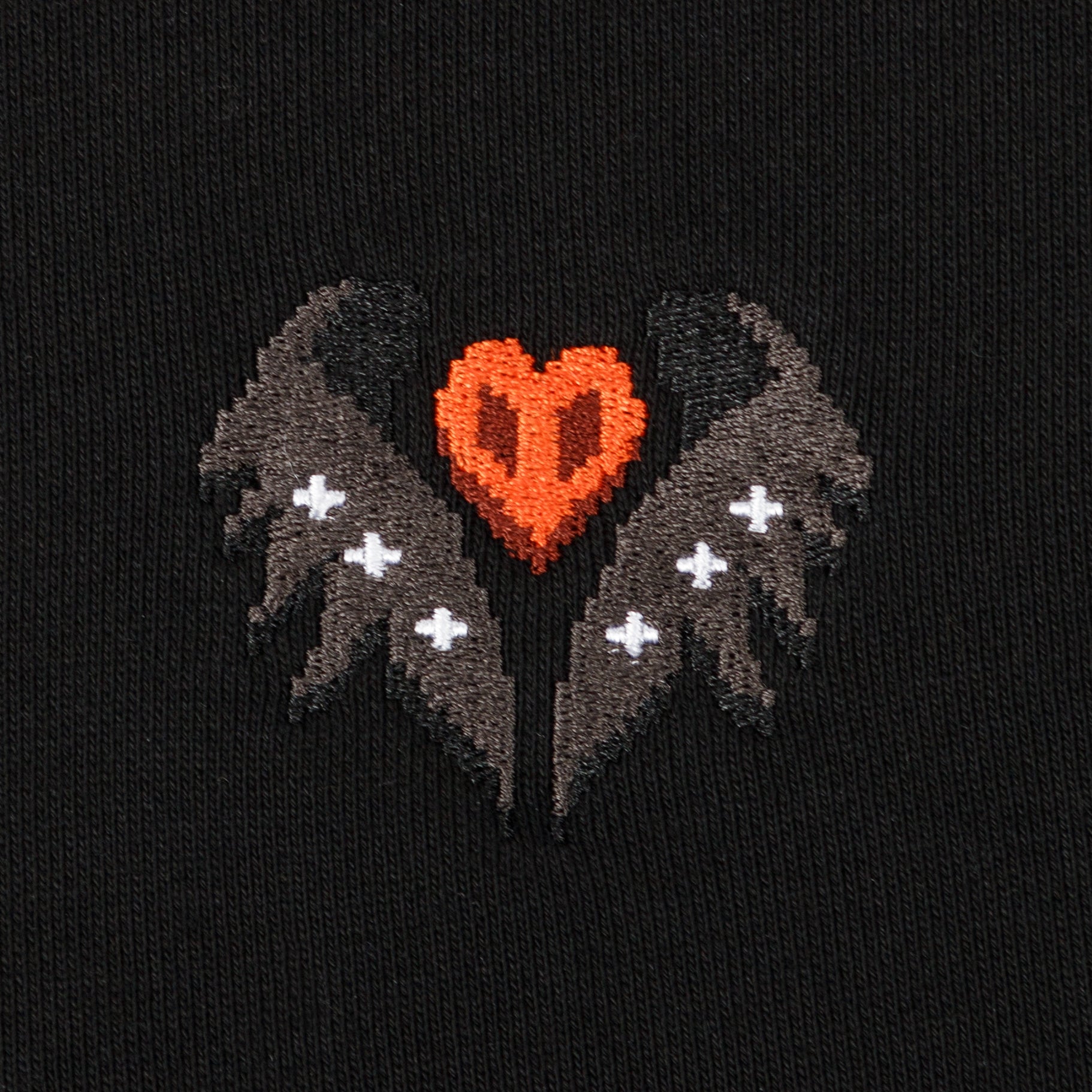 Black Hardcore Zip Up Hoodie