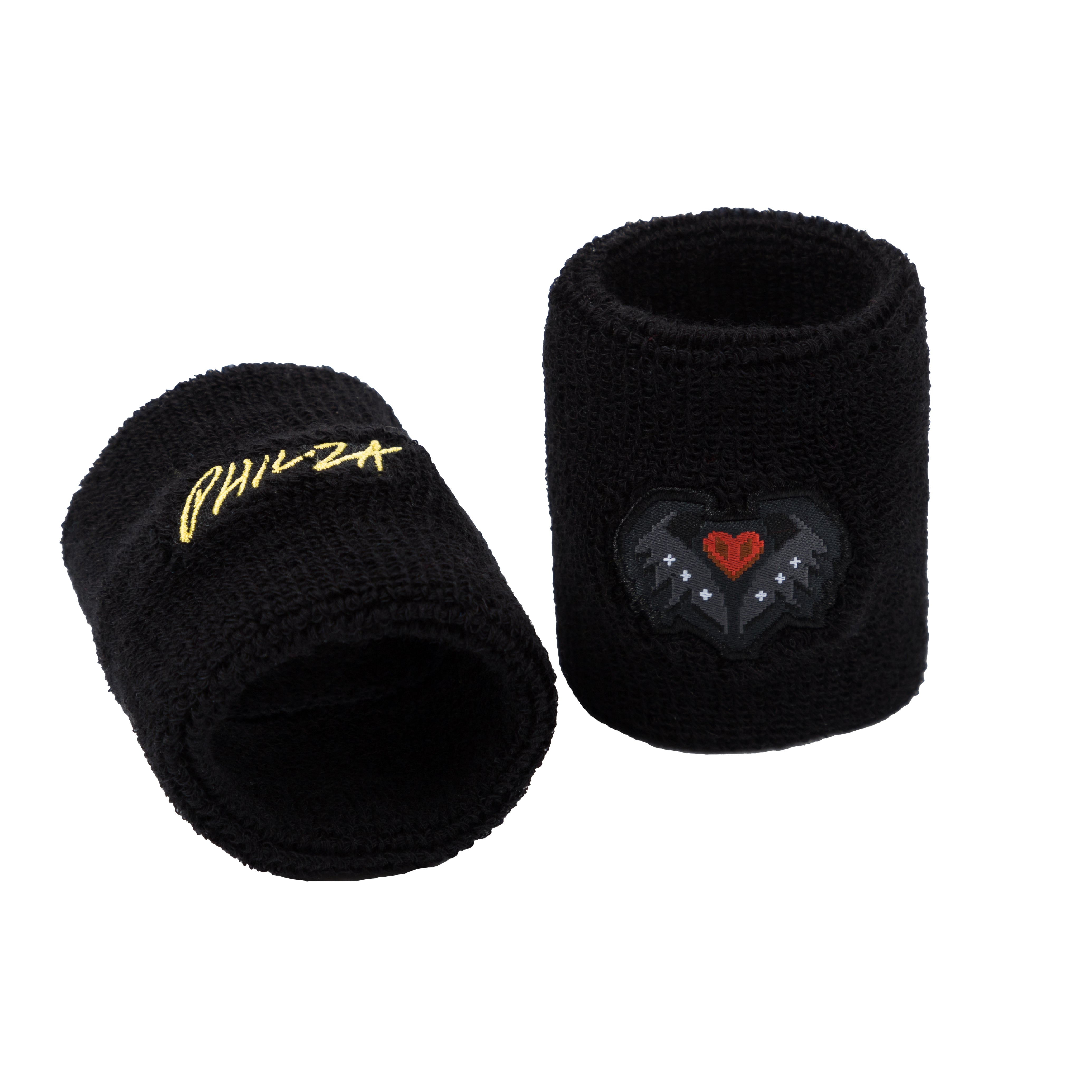 Black Hardcore Wristbands (2 pack)