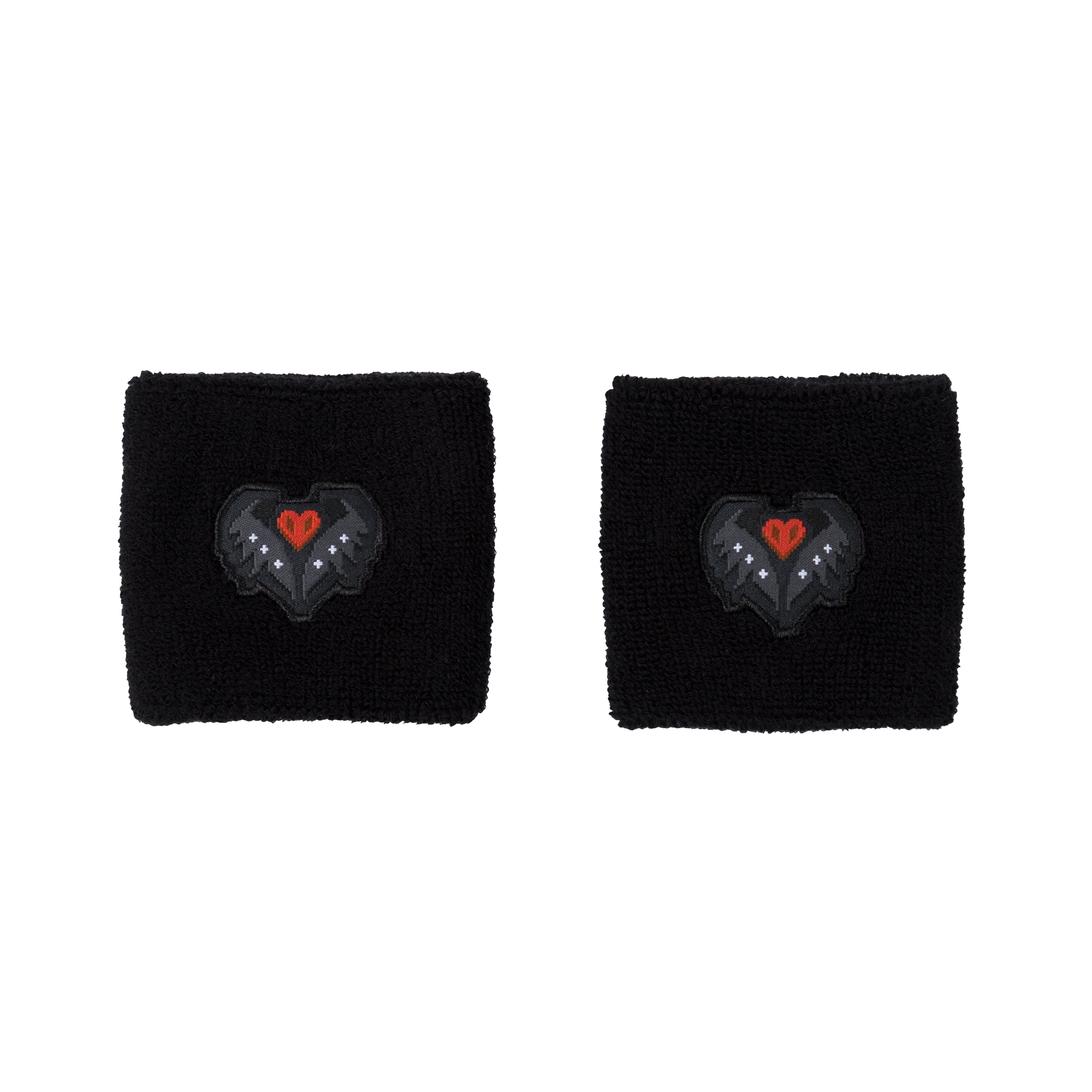 Black Hardcore Wristbands (2 pack)