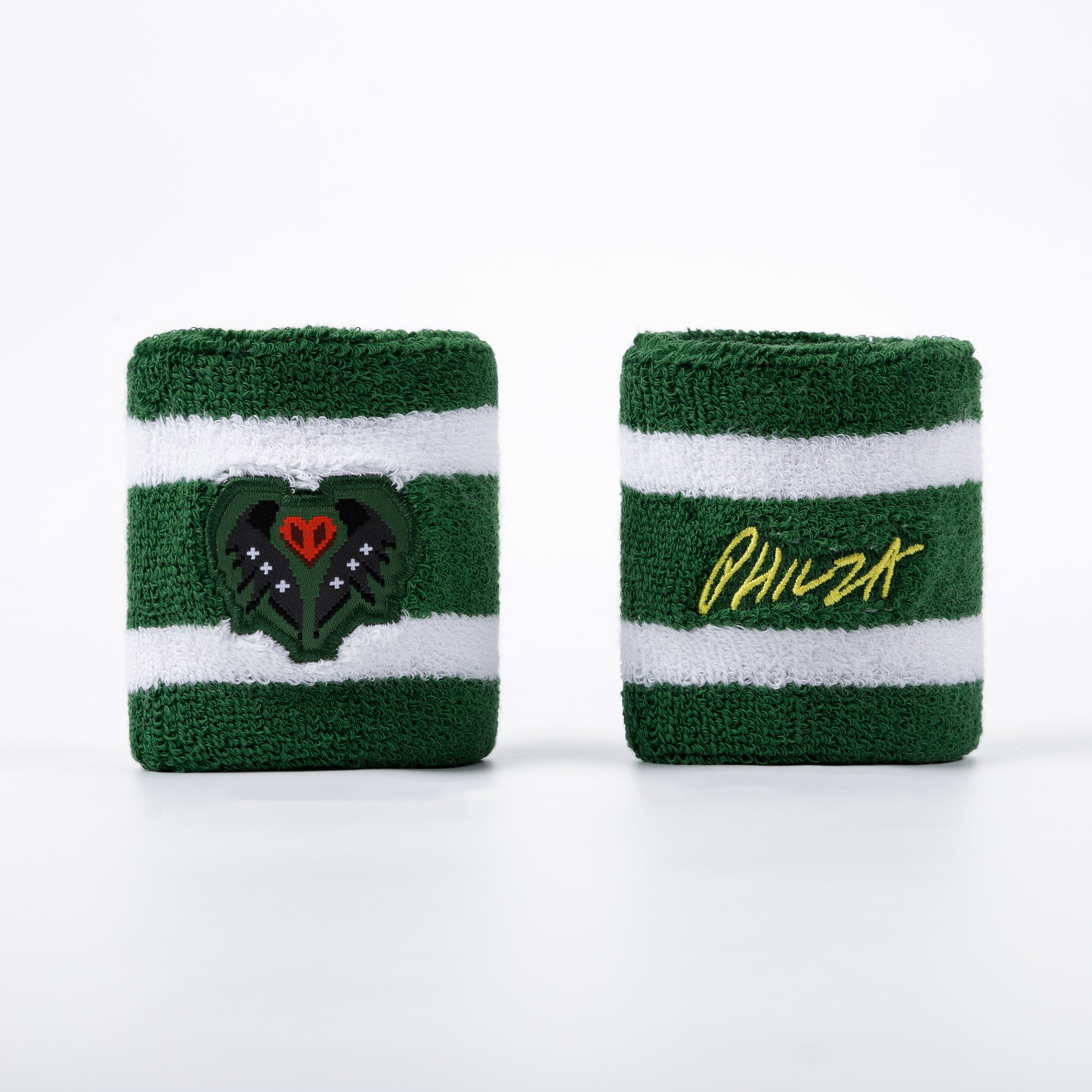 Striped Hardcore Wristbands (2 pack)
