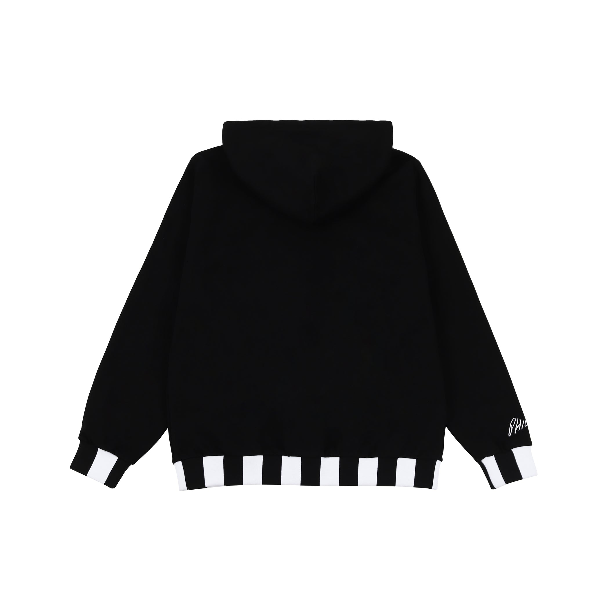 Hardcore Heart Black Zip-Up Hoodie