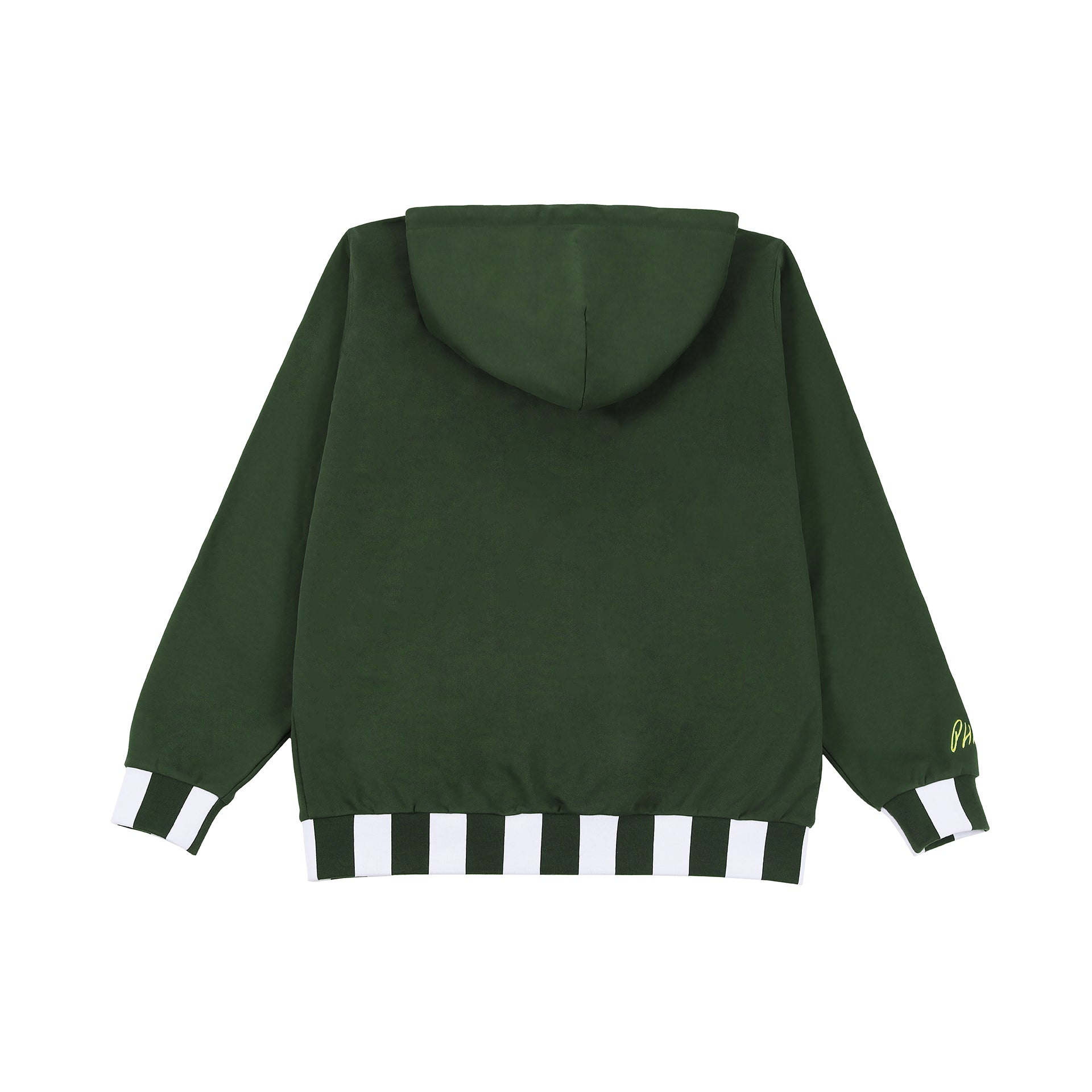 Green Hardcore Zip Up Hoodie