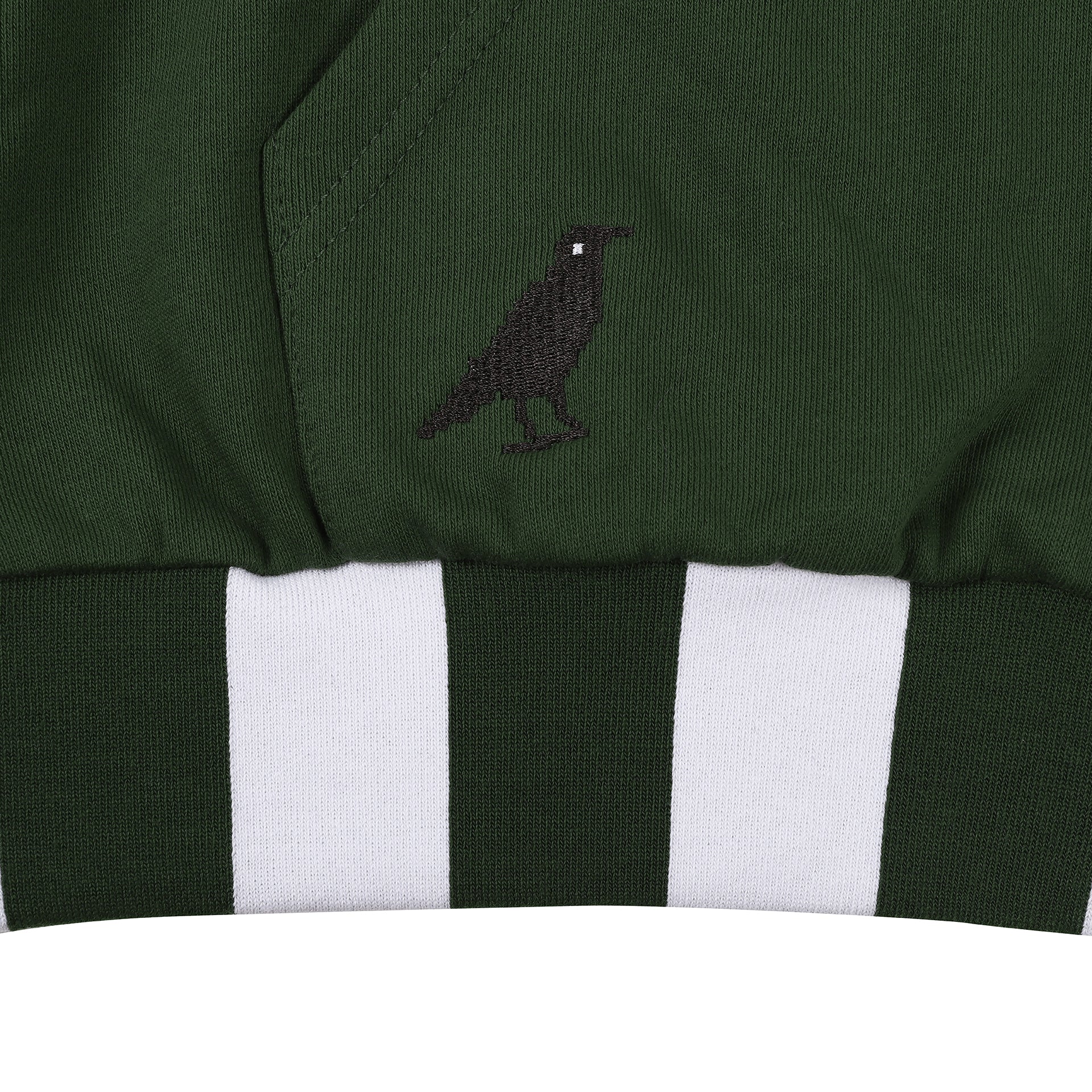 Green Hardcore Zip Up Hoodie