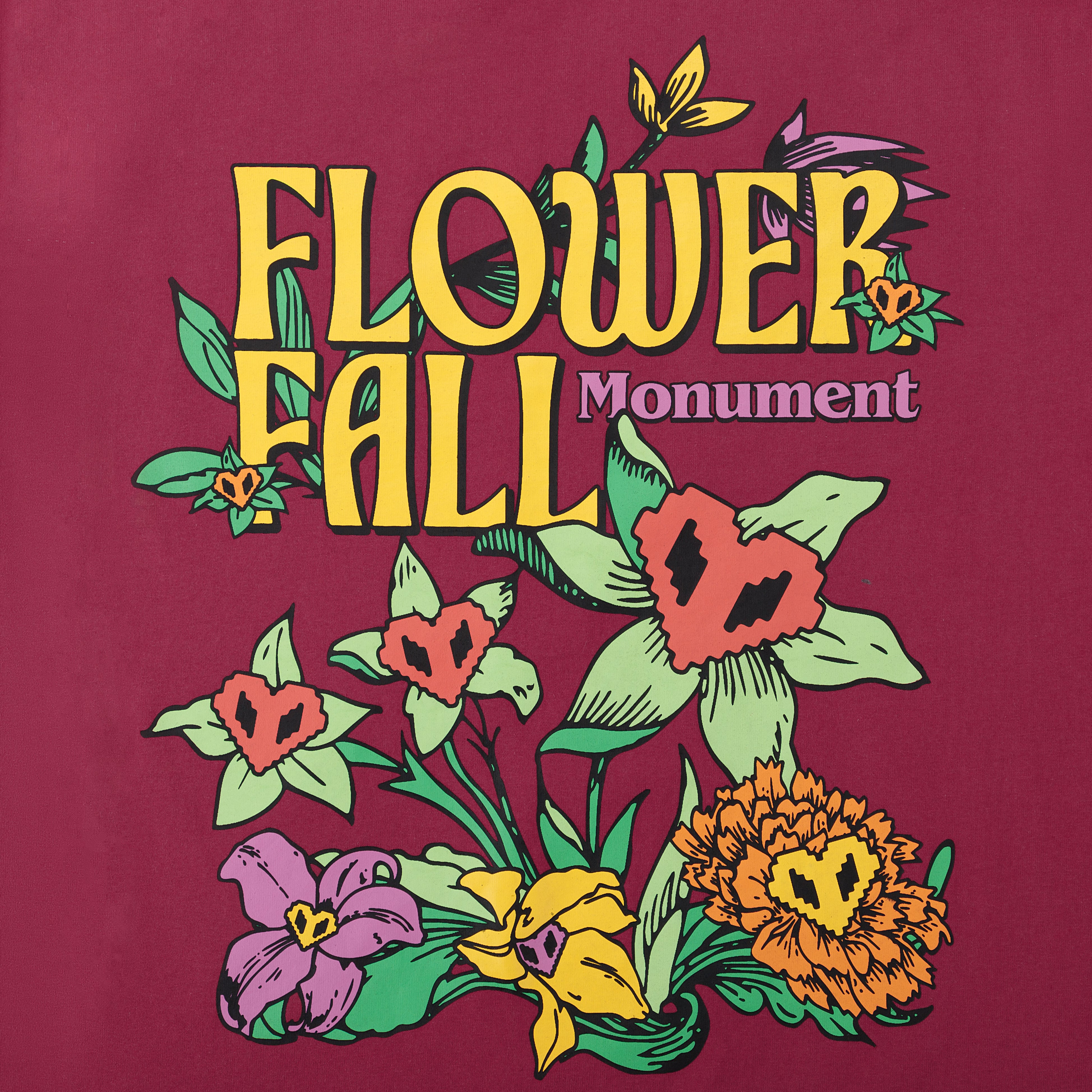 HARDCORE BUILD FLOWERFALL T-SHIRT